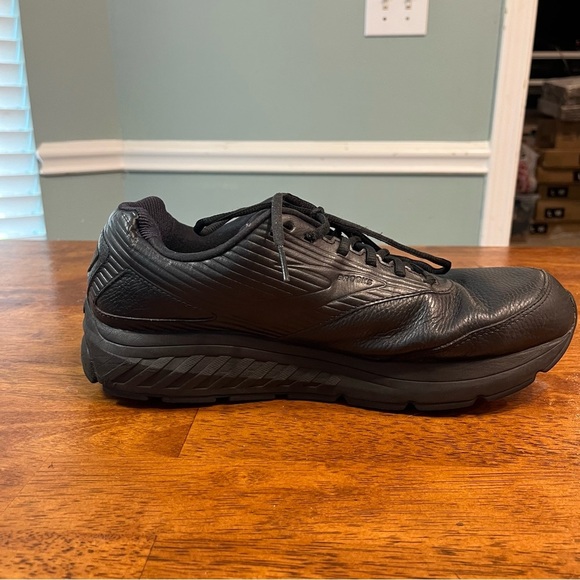Brooks Addiction Walker men’s walking shoes all black size 12.5 wide 2E - Picture 2 of 13